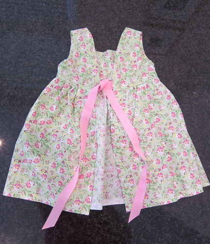 Toddler Pinafore Smock Top - Back | by PatchworkDuck