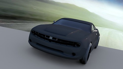 Model car, adding in lighting, background | by SirMasterSteven