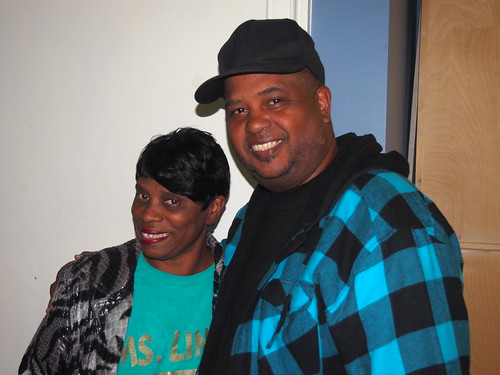 Lady Rollers President Linda Green and Action Jackson