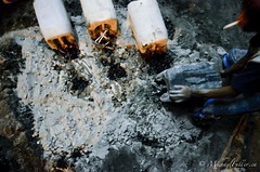 Handmixing cement