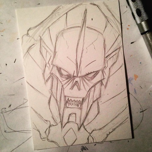 #Hordak #sketchcard #inprogress ! #instaartist #instaart #wip #workinprogress #mastersoftheuniverse #motu #HeMan #matel #Drawing #sketch #atc #artisttradingcard #tradingcard #aceo #bradhudson #coldstreamstudios #80s | by BradColdstream