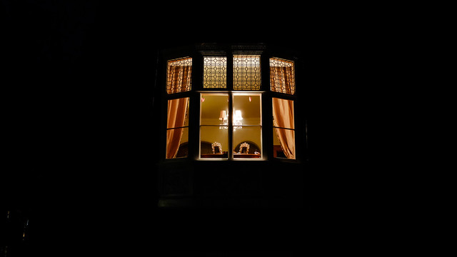 Behind the curtains