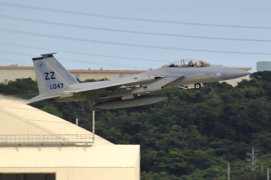 技MIX　アメリカ空軍 F-15C 第18戦術戦闘航空団　完成品 アメリカ空軍 戦闘機 F-15C イーグル 第18戦術戦闘航空団 `将軍