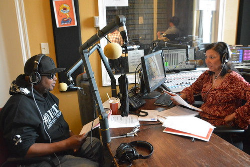 Action Jackson and Nita Ketner on the air. Photo by Kichea S Burt.